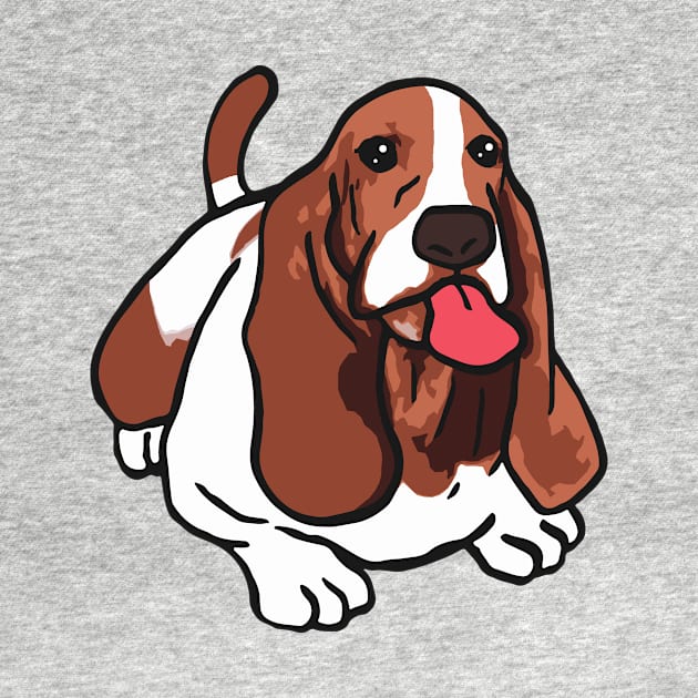 Basset Hound Dog by PetinHeart